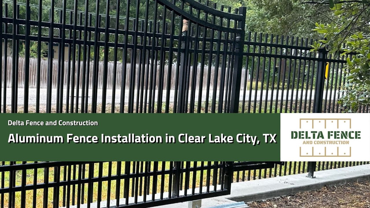 Discover How Easy It Is to Get an Aluminum Fence Installed in Clear Lake City, TX 